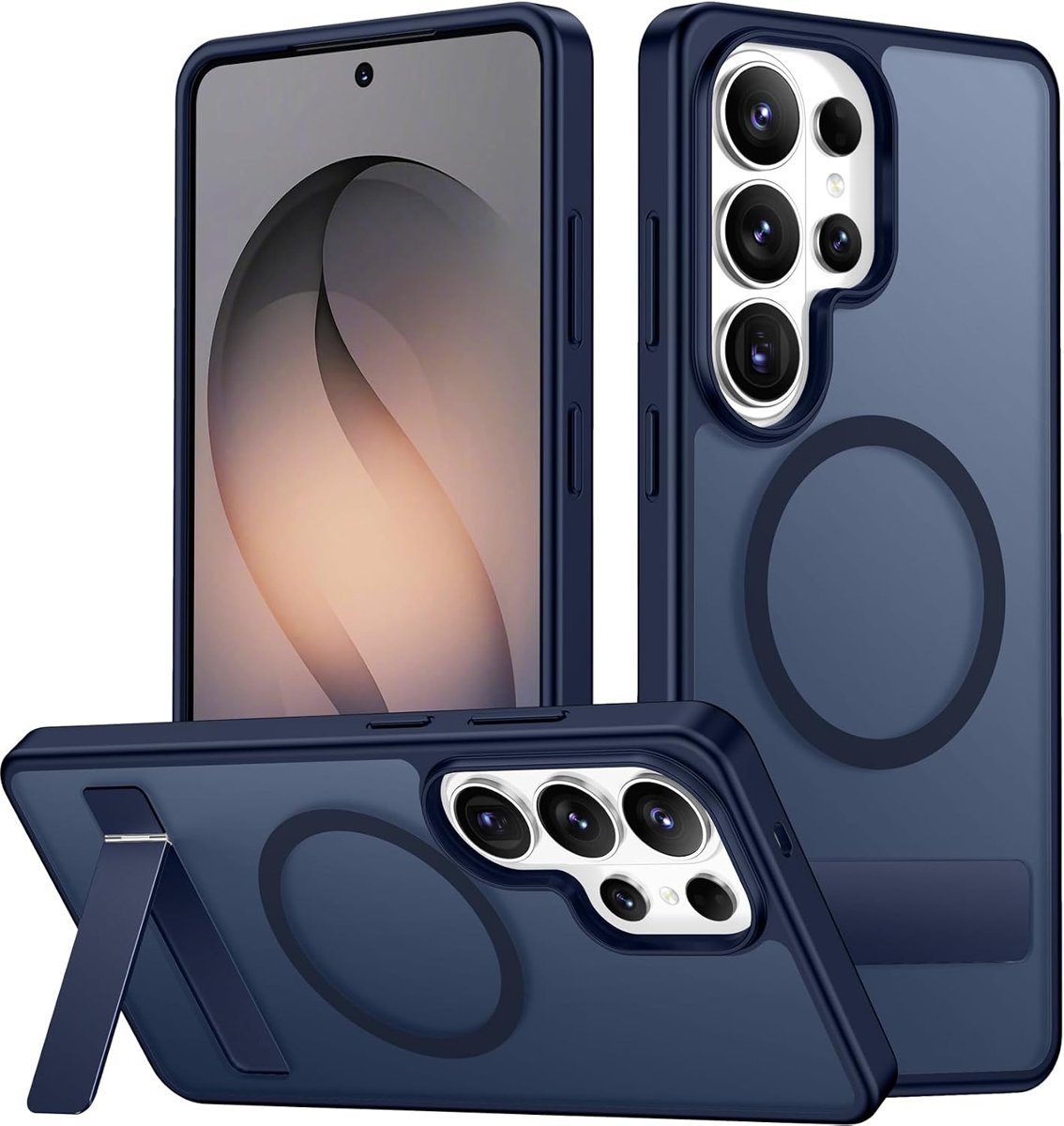 SPIDERCASE Magnetic Kickstand Case for Galaxy S26 Ultra — Blue