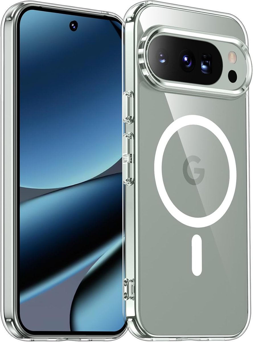 SPIDERCASE Magnetic Translucent Case for Pixel 10 / 10 Pro — Clear