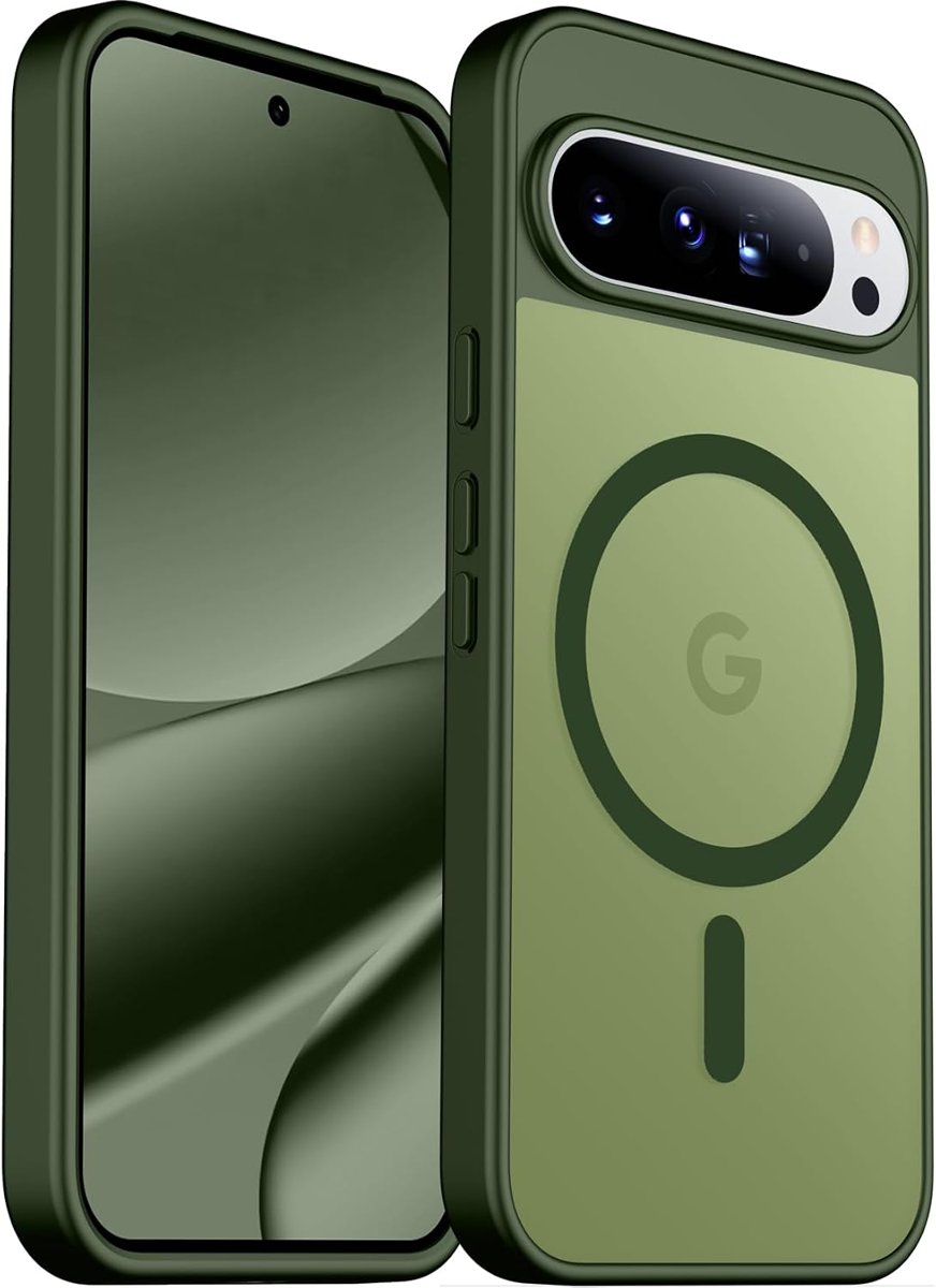 SPIDERCASE Magnetic Translucent Case for Pixel 10 / 10 Pro — Green