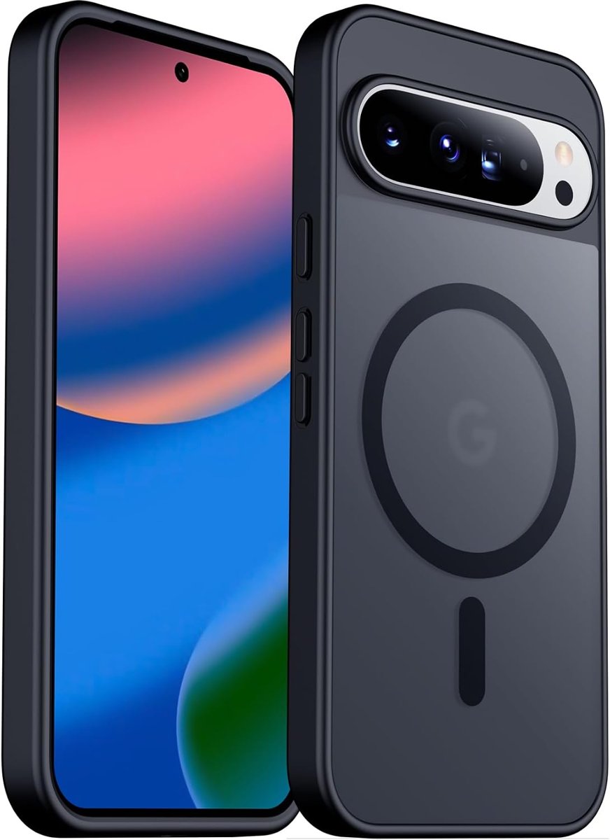 SPIDERCASE Magnetic Translucent Case for Pixel 10 Pro XL — Black