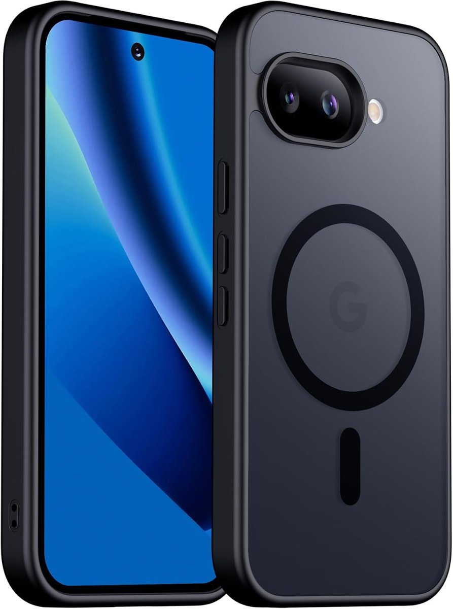 SPIDERCASE Magnetic Translucent Case for Pixel 10a — Black