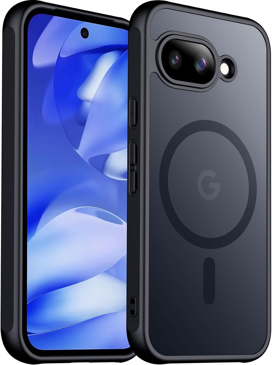 SPIDERCASE Magnetic Translucent Case for Pixel 9a — Black